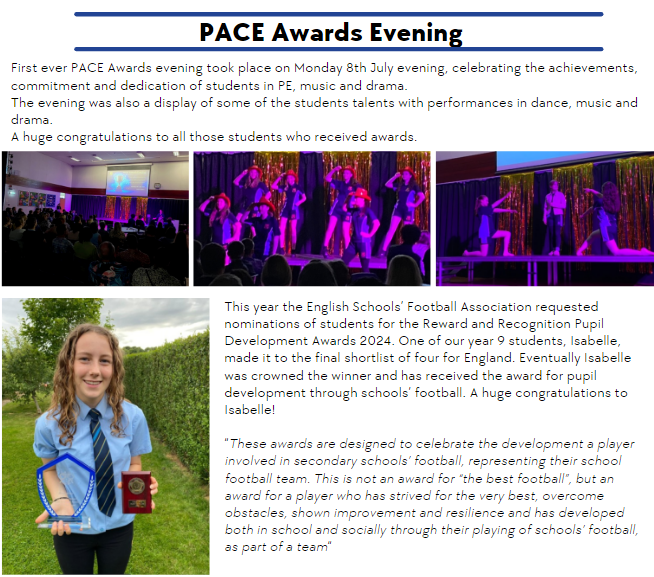 Pace Awards Evening